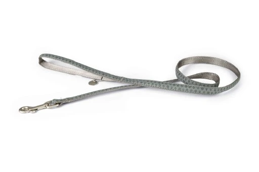 Beeztees Hondenriem Mac Leather 120cm X 15mm Grijs 1 Beeztees Hondenriem Mac Leather 120cm X 15mm Grijs