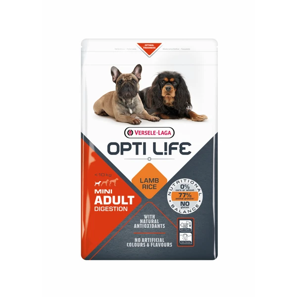 Opti Life Adult Digestion Mini Hondenvoer 2,5 Kg 1 Opti Life Adult Digestion Mini Hondenvoer 2,5 Kg