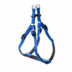 Adori Harnas Nylon Soft Zwart&Blauw - Hondenharnas - A 84-90 B 88-100 Cm