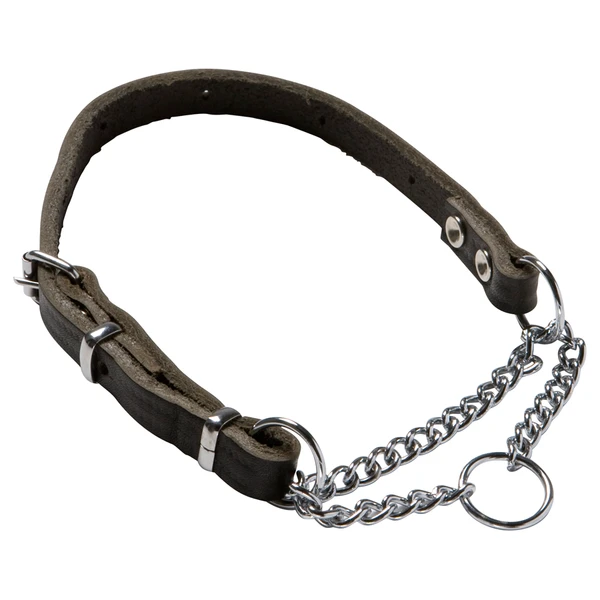 Adori Hondensliphalsband Verstelbaar Met Ketting Leer Bruin 80 X 1,8 Cm 1 Adori Hondensliphalsband Verstelbaar Met Ketting Leer Bruin 80 X 1,8 Cm