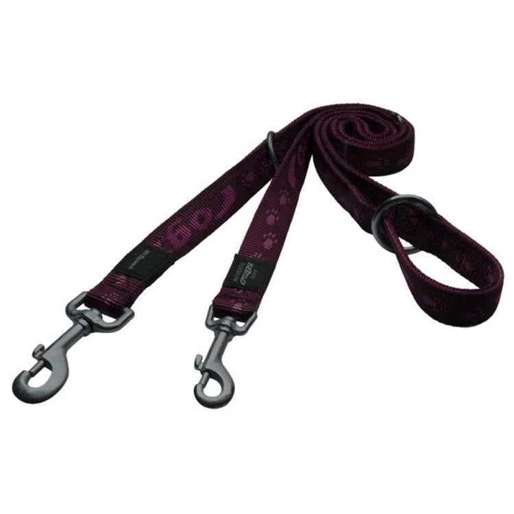 ROGZ Hondenriem Multi Purpose Alpinist Paars 1 ROGZ Hondenriem Multi Purpose Alpinist Paars