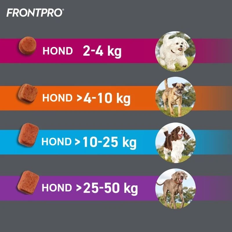 Frontpro - Kauwtabletten Tegen Vlooien En Teken Voor Honden 8 Frontpro - Kauwtabletten Tegen Vlooien En Teken Voor Honden - Afbeelding 8