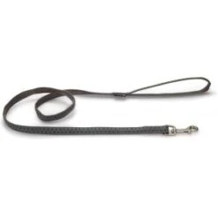 Beeztees Hondenriem Mac Leather 120cm X 20mm Grijs