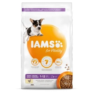 Iams Puppy & Junior Small/Medium Hondenvoer 12 Kg 2 Iams Puppy & Junior Small/Medium Hondenvoer 12 Kg - Afbeelding 2