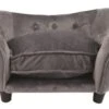 Enchanted Hondenmand Sofa Ultra Pluche Snuggle Donkergrijs 68x40,5x37,5 Cm