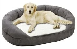 Karlie Hondenmand Ovaal Ortho Grijs 100x65x24 Cm