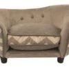 Enchanted Hondenmand Sofa Chevron Grijs 68x41x38 Cm