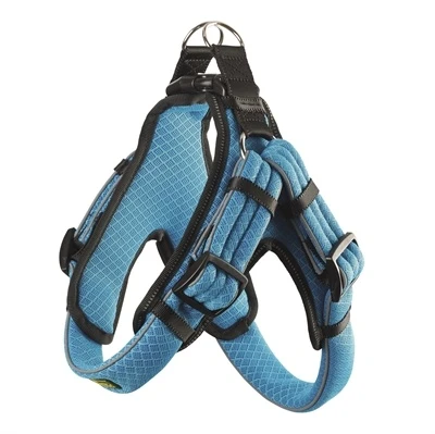 Hunter Tuig Voor Hond Manoa Vario Quick Light Mesh Blauw / Zwart 36-45 Cmx27 Mm 1 Hunter Tuig Voor Hond Manoa Vario Quick Light Mesh Blauw / Zwart 36-45 Cmx27 Mm