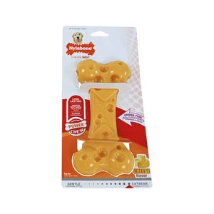 Nylabone Durable Cheese Bone - Large (geschikt Tot 23 Kg) 1 Nylabone Durable Cheese Bone - Large (geschikt Tot 23 Kg)