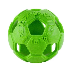 Petsport Turbo Kick Soccer Ball - Groen - 15 Cm 1 Petsport Turbo Kick Soccer Ball - Groen - 15 Cm