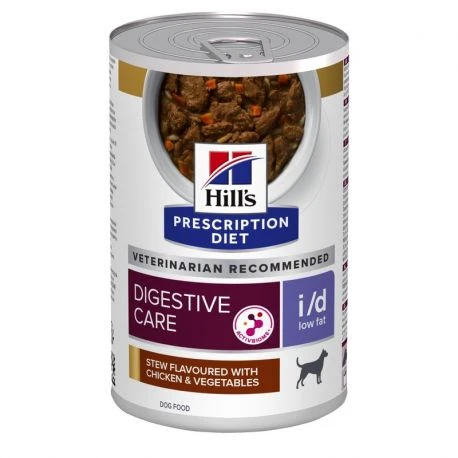 Prescription Diet I/D Canine Low Fat (blikvoer Met Kip- En Groentesmaak) 1 Prescription Diet I/D Canine Low Fat (blikvoer Met Kip- En Groentesmaak)