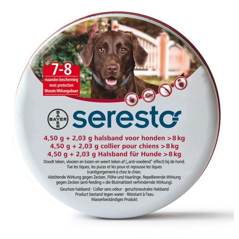 Seresto Hond - Langwerkende Vlooien- En Tekenband 2 Seresto Hond - Langwerkende Vlooien- En Tekenband - Afbeelding 2